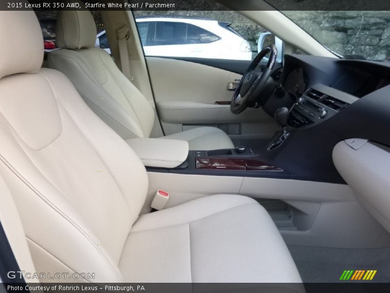 Starfire White Pearl / Parchment 2015 Lexus RX 350 AWD