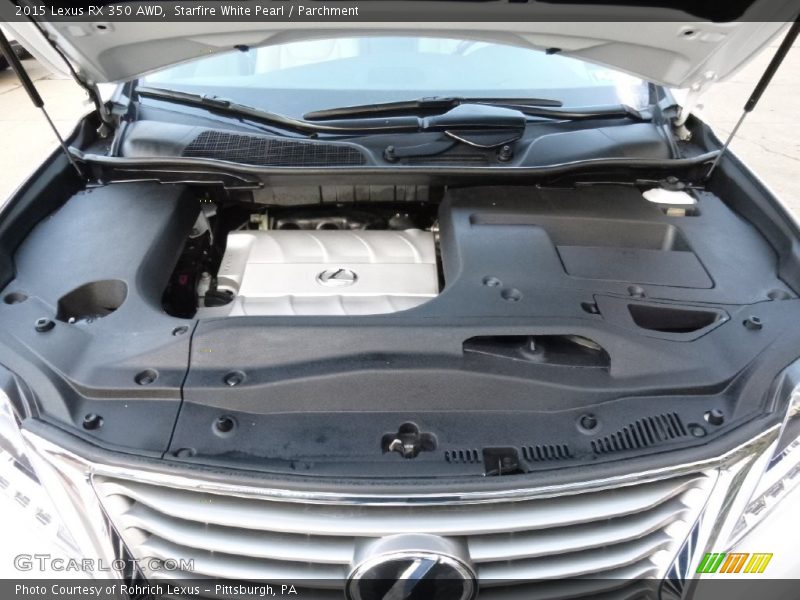 Starfire White Pearl / Parchment 2015 Lexus RX 350 AWD