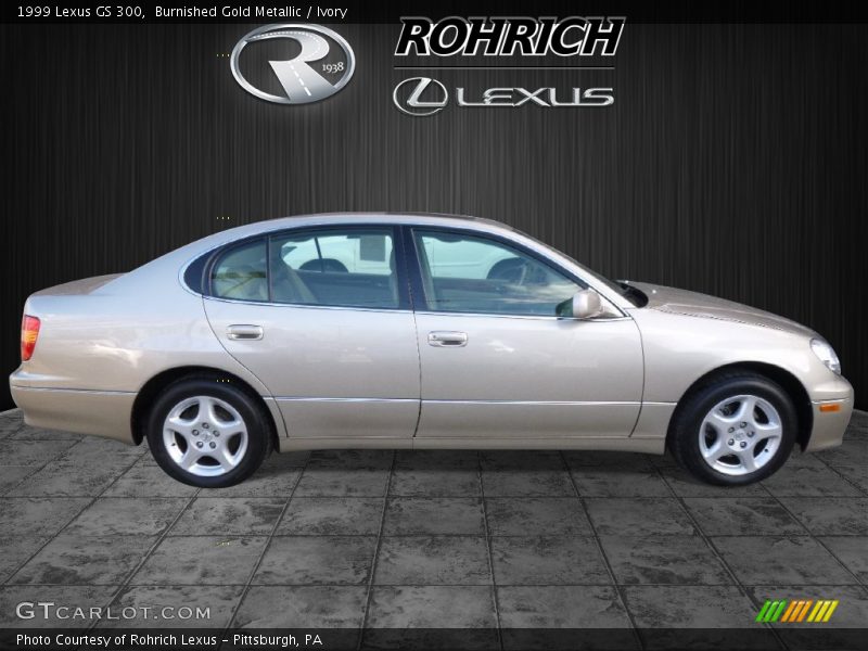 Burnished Gold Metallic / Ivory 1999 Lexus GS 300