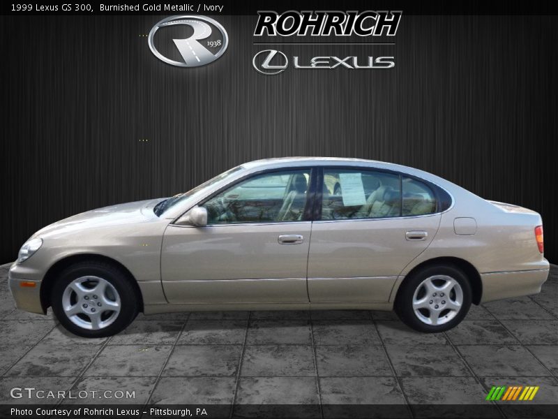 Burnished Gold Metallic / Ivory 1999 Lexus GS 300