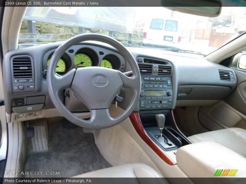 Burnished Gold Metallic / Ivory 1999 Lexus GS 300