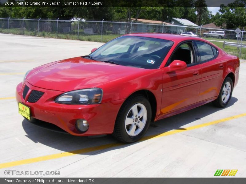 Crimson Red / Ebony 2006 Pontiac Grand Prix Sedan