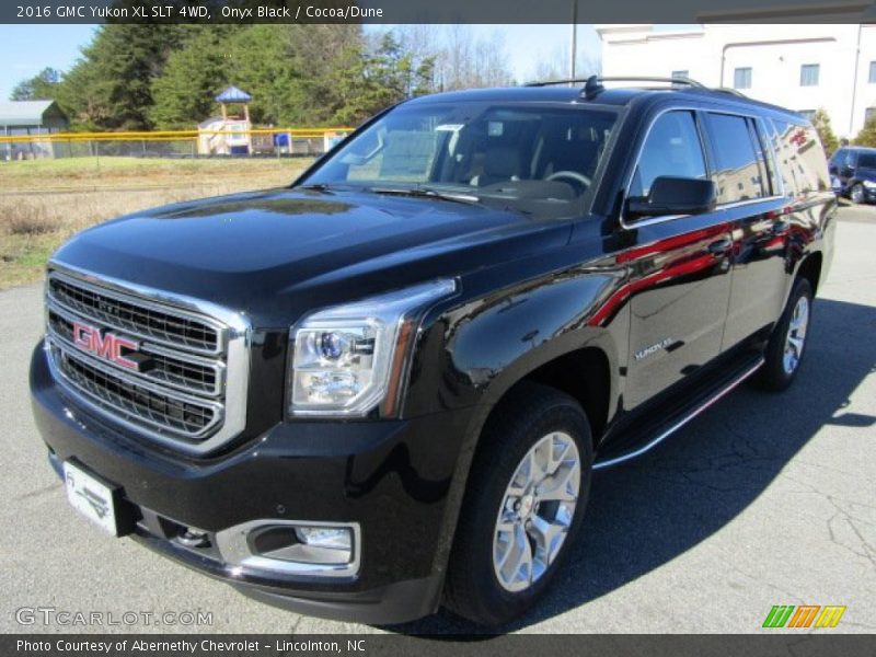Onyx Black / Cocoa/Dune 2016 GMC Yukon XL SLT 4WD