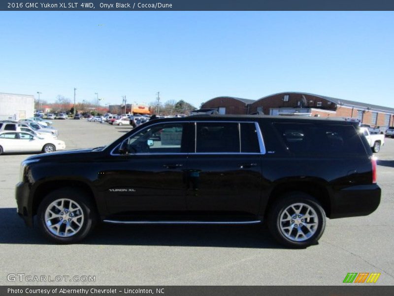 Onyx Black / Cocoa/Dune 2016 GMC Yukon XL SLT 4WD