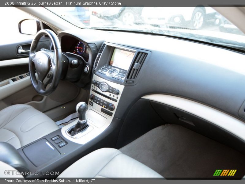 Platinum Graphite Gray / Stone 2008 Infiniti G 35 Journey Sedan