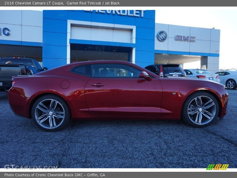 Garnet Red Tintcoat / Jet Black 2016 Chevrolet Camaro LT Coupe