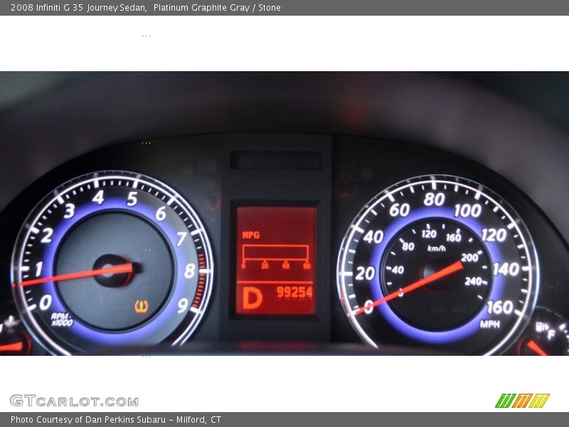 Platinum Graphite Gray / Stone 2008 Infiniti G 35 Journey Sedan
