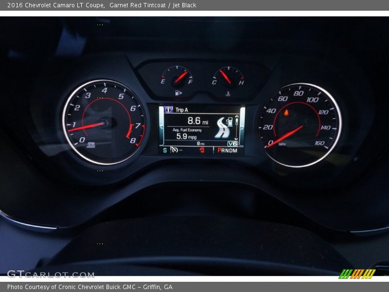 Garnet Red Tintcoat / Jet Black 2016 Chevrolet Camaro LT Coupe