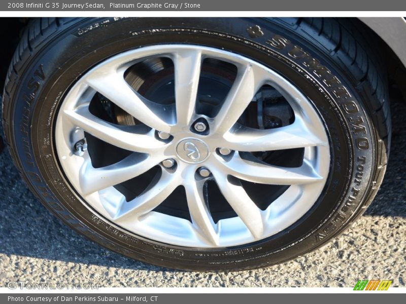 Platinum Graphite Gray / Stone 2008 Infiniti G 35 Journey Sedan