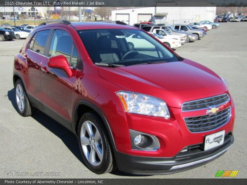 Ruby Red Metallic / Jet Black 2015 Chevrolet Trax LTZ