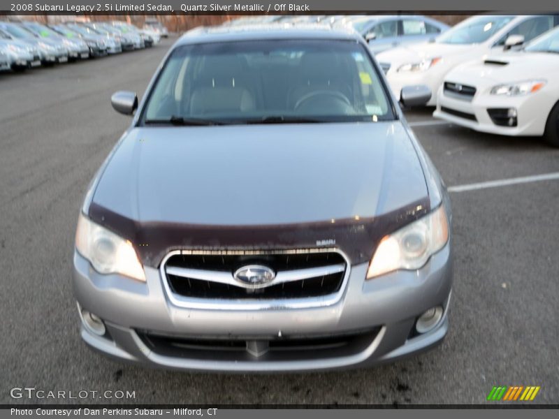 Quartz Silver Metallic / Off Black 2008 Subaru Legacy 2.5i Limited Sedan