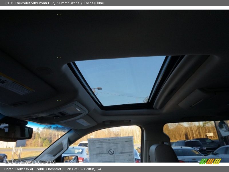 Summit White / Cocoa/Dune 2016 Chevrolet Suburban LTZ