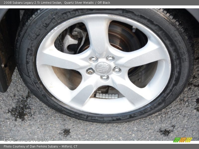 Quartz Silver Metallic / Off Black 2008 Subaru Legacy 2.5i Limited Sedan