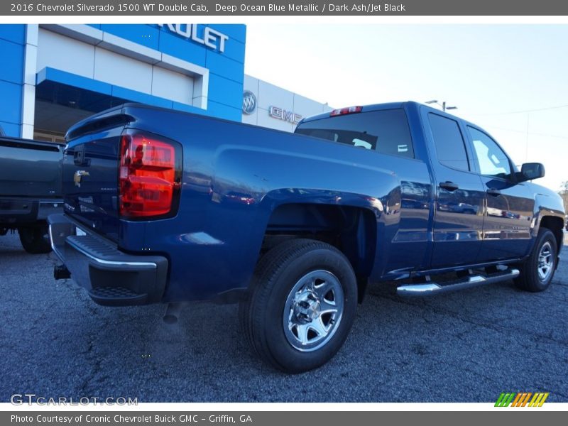 Deep Ocean Blue Metallic / Dark Ash/Jet Black 2016 Chevrolet Silverado 1500 WT Double Cab