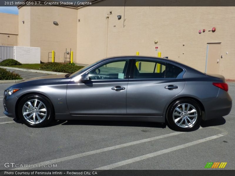 Graphite Shadow / Graphite 2015 Infiniti Q50 3.7