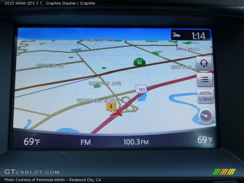 Graphite Shadow / Graphite 2015 Infiniti Q50 3.7