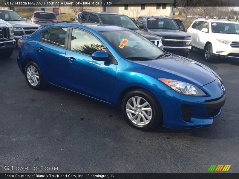 Sky Blue Mica / Black 2012 Mazda MAZDA3 i Touring 4 Door