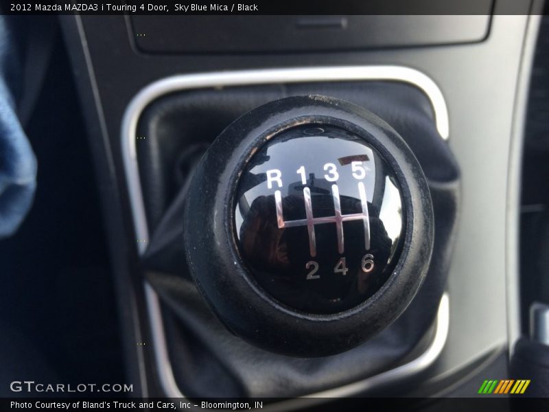 Sky Blue Mica / Black 2012 Mazda MAZDA3 i Touring 4 Door