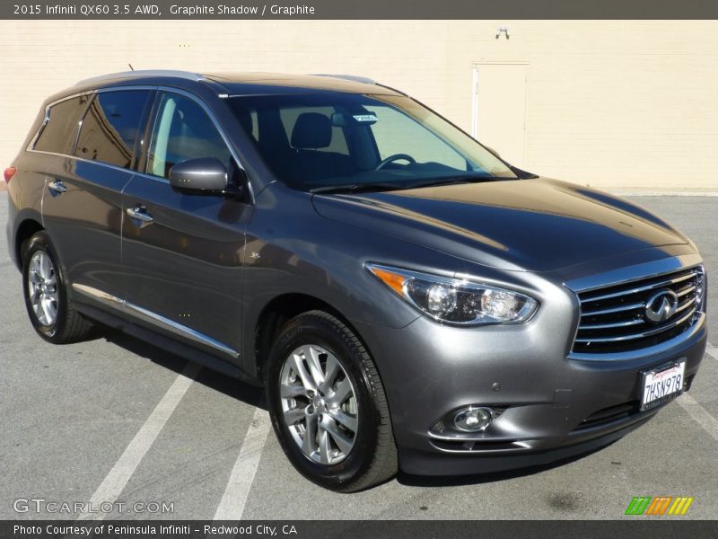 Graphite Shadow / Graphite 2015 Infiniti QX60 3.5 AWD