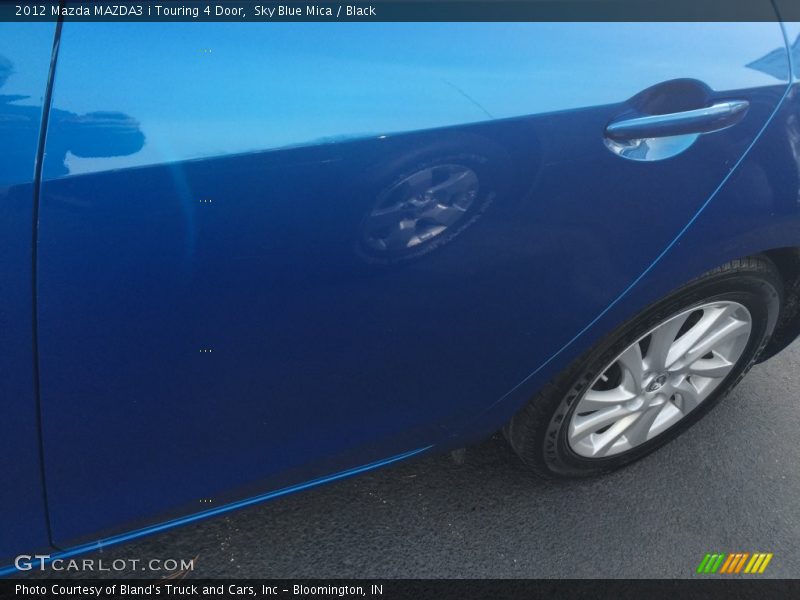 Sky Blue Mica / Black 2012 Mazda MAZDA3 i Touring 4 Door