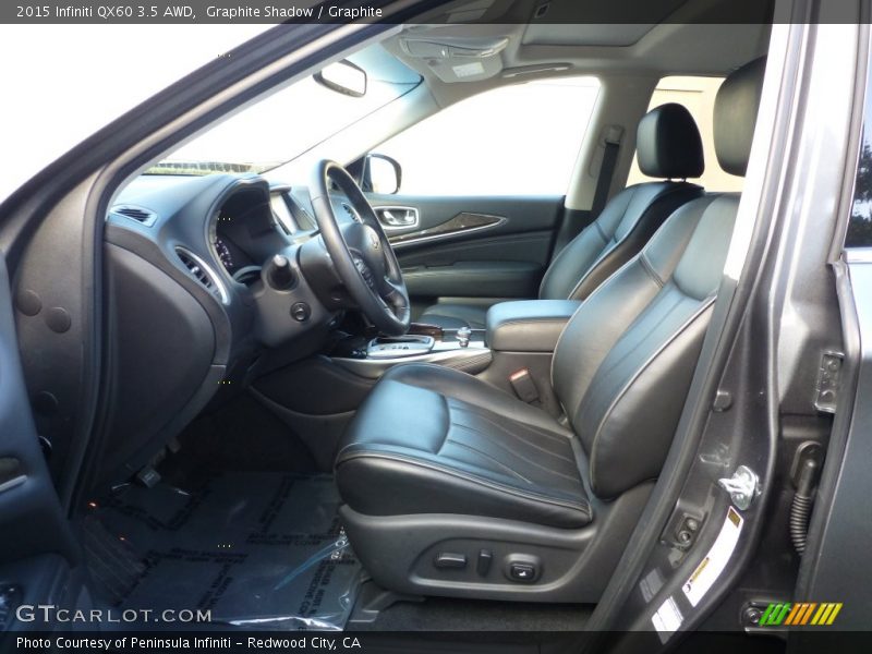 Graphite Shadow / Graphite 2015 Infiniti QX60 3.5 AWD