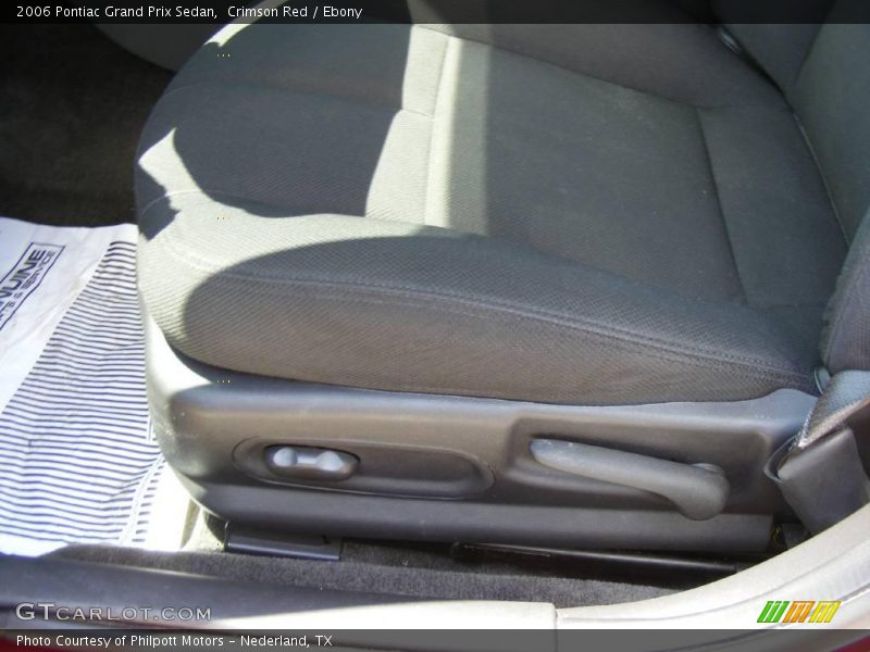 Crimson Red / Ebony 2006 Pontiac Grand Prix Sedan