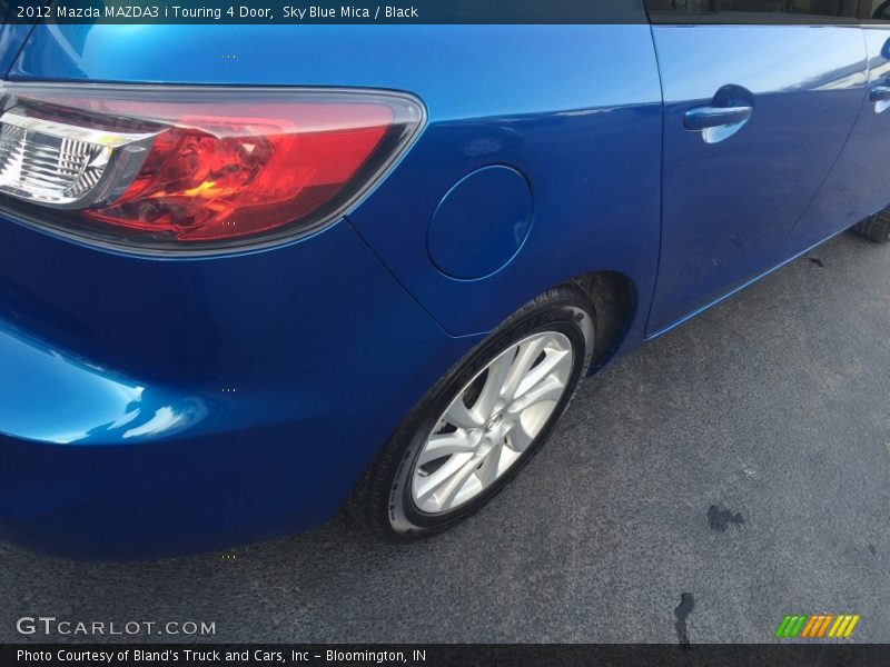 Sky Blue Mica / Black 2012 Mazda MAZDA3 i Touring 4 Door