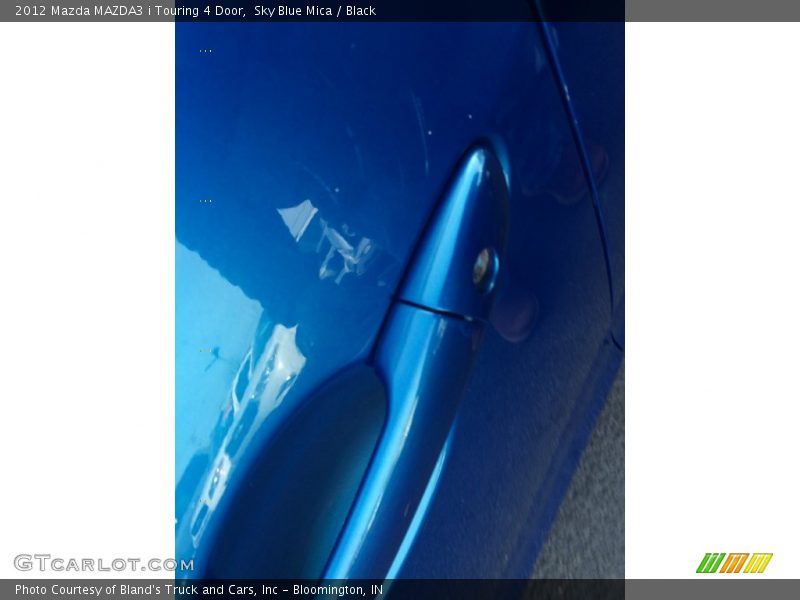 Sky Blue Mica / Black 2012 Mazda MAZDA3 i Touring 4 Door