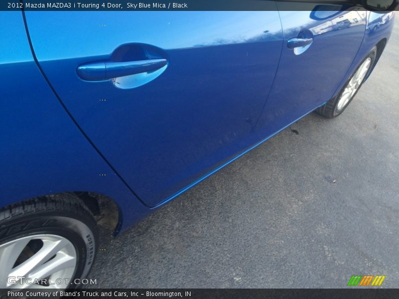 Sky Blue Mica / Black 2012 Mazda MAZDA3 i Touring 4 Door