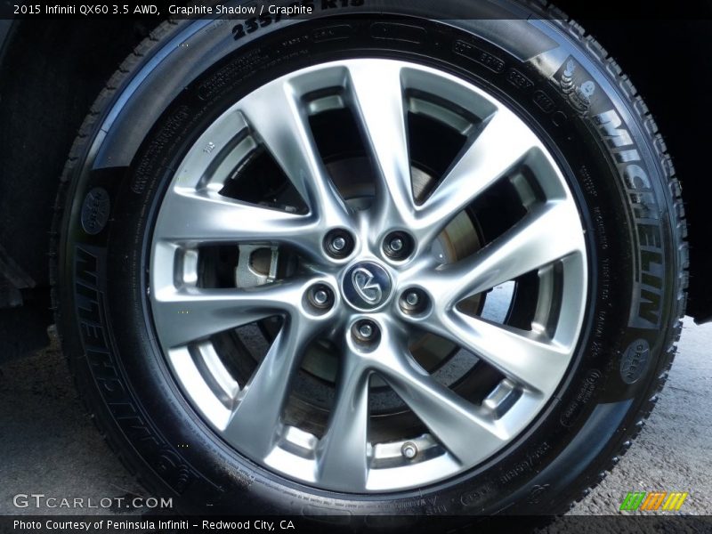 Graphite Shadow / Graphite 2015 Infiniti QX60 3.5 AWD