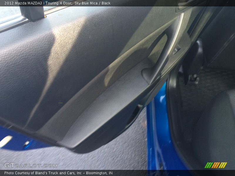 Sky Blue Mica / Black 2012 Mazda MAZDA3 i Touring 4 Door