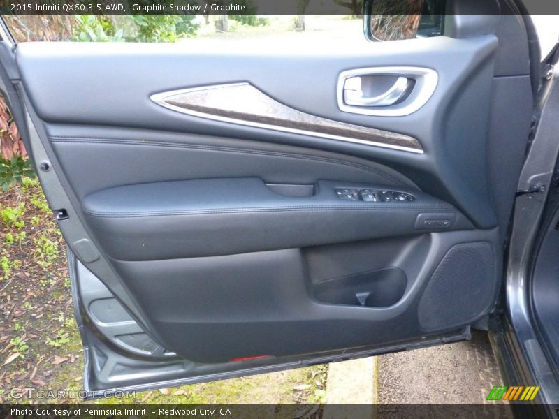 Graphite Shadow / Graphite 2015 Infiniti QX60 3.5 AWD