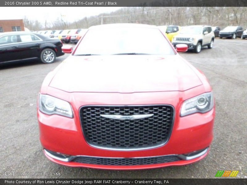 Redline Red Tri-Coat Pearl / Black 2016 Chrysler 300 S AWD