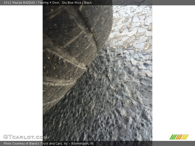 Sky Blue Mica / Black 2012 Mazda MAZDA3 i Touring 4 Door