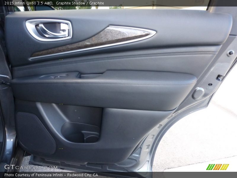 Graphite Shadow / Graphite 2015 Infiniti QX60 3.5 AWD