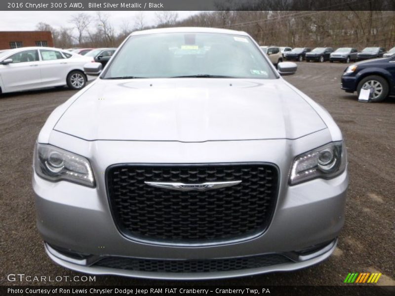 Billet Silver Metallic / Black 2016 Chrysler 300 S AWD