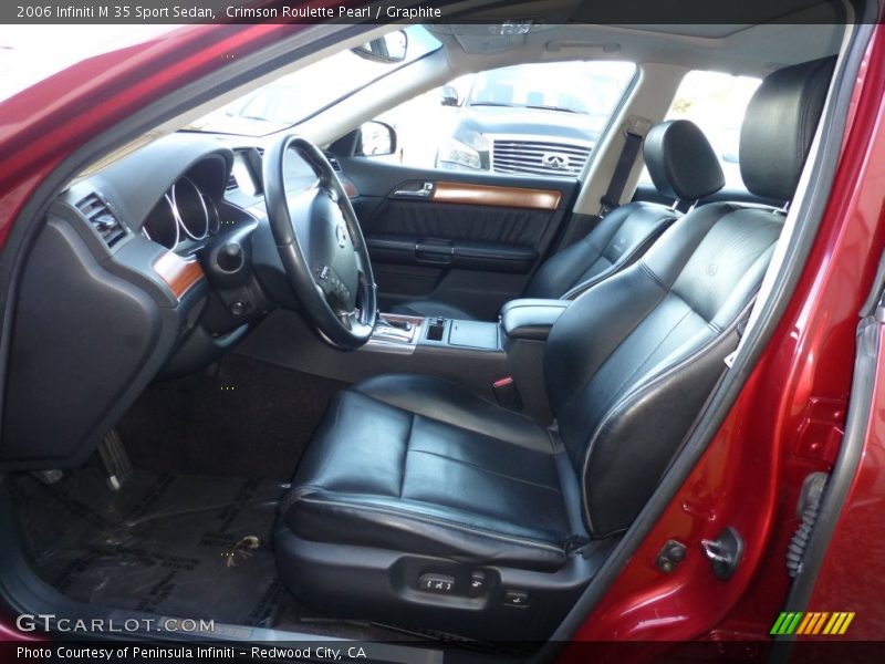 Crimson Roulette Pearl / Graphite 2006 Infiniti M 35 Sport Sedan