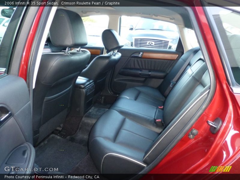 Crimson Roulette Pearl / Graphite 2006 Infiniti M 35 Sport Sedan
