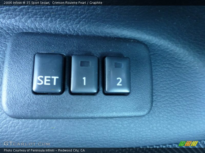 Crimson Roulette Pearl / Graphite 2006 Infiniti M 35 Sport Sedan