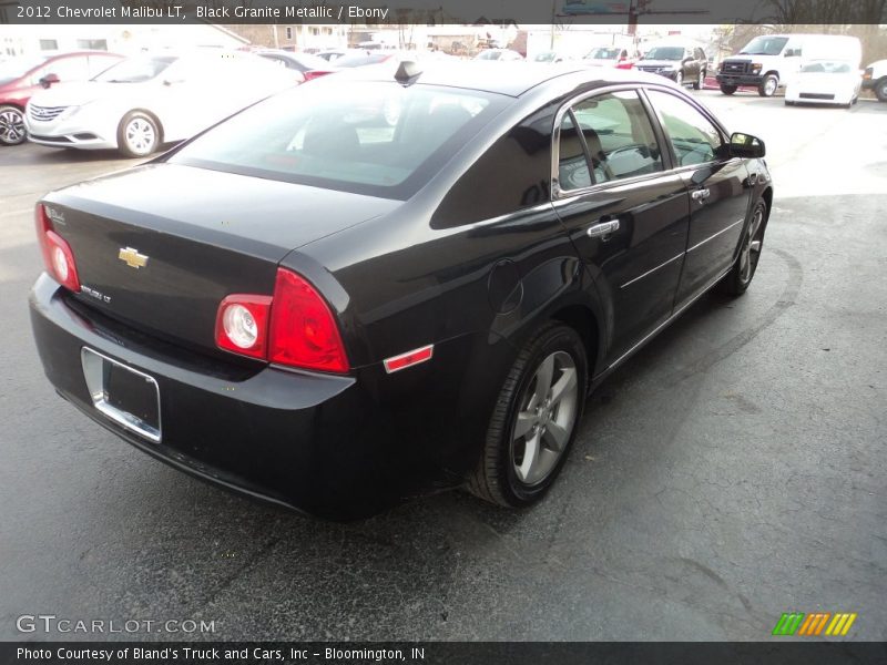 Black Granite Metallic / Ebony 2012 Chevrolet Malibu LT