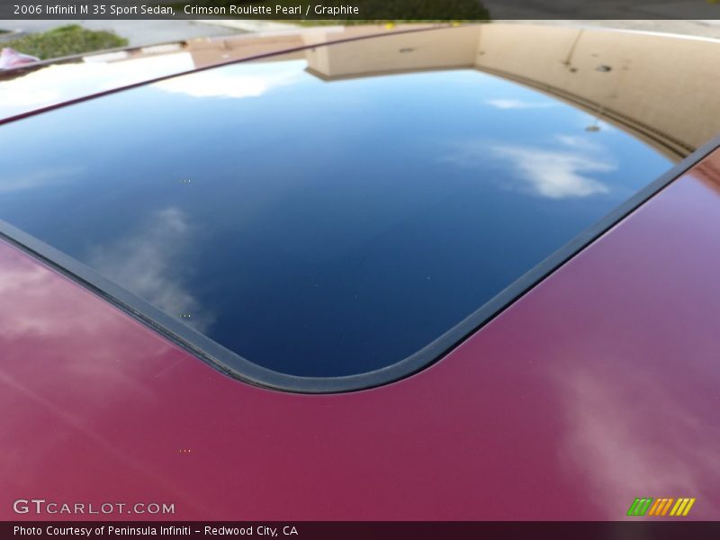 Crimson Roulette Pearl / Graphite 2006 Infiniti M 35 Sport Sedan