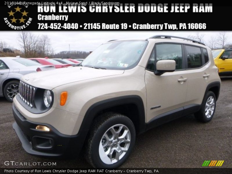 Mojave Sand / Black/Sandstorm 2016 Jeep Renegade Latitude 4x4