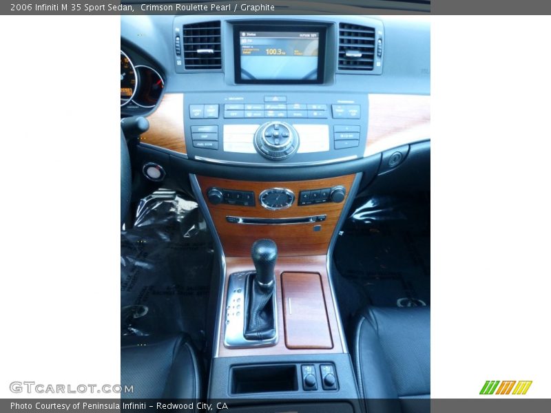 Crimson Roulette Pearl / Graphite 2006 Infiniti M 35 Sport Sedan