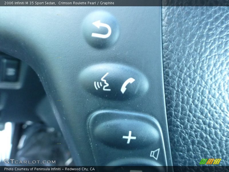 Crimson Roulette Pearl / Graphite 2006 Infiniti M 35 Sport Sedan