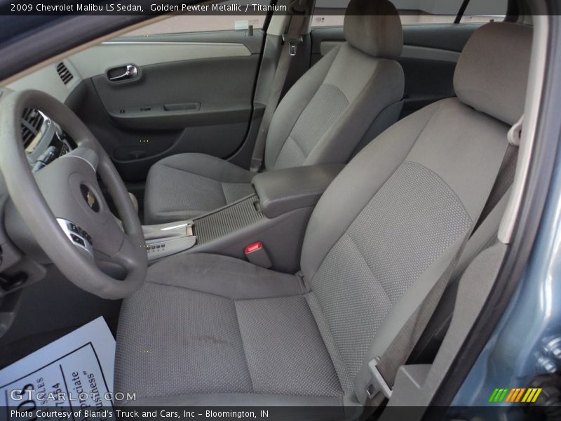 Golden Pewter Metallic / Titanium 2009 Chevrolet Malibu LS Sedan