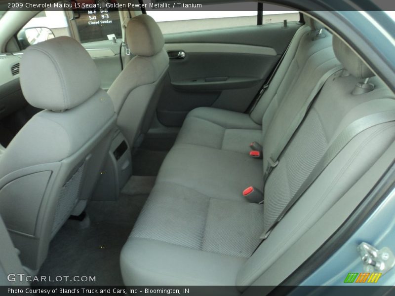 Golden Pewter Metallic / Titanium 2009 Chevrolet Malibu LS Sedan