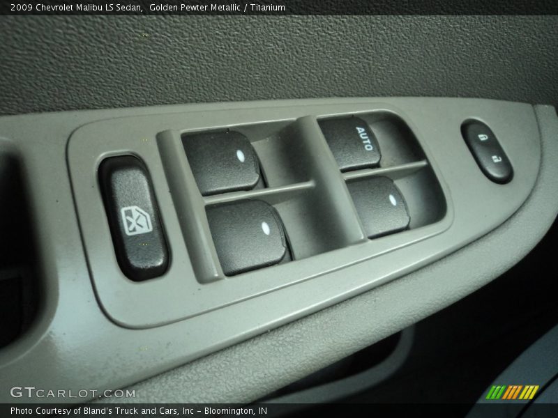 Golden Pewter Metallic / Titanium 2009 Chevrolet Malibu LS Sedan