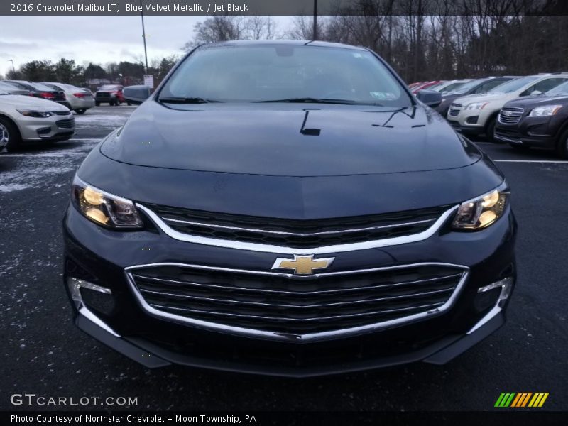 Blue Velvet Metallic / Jet Black 2016 Chevrolet Malibu LT