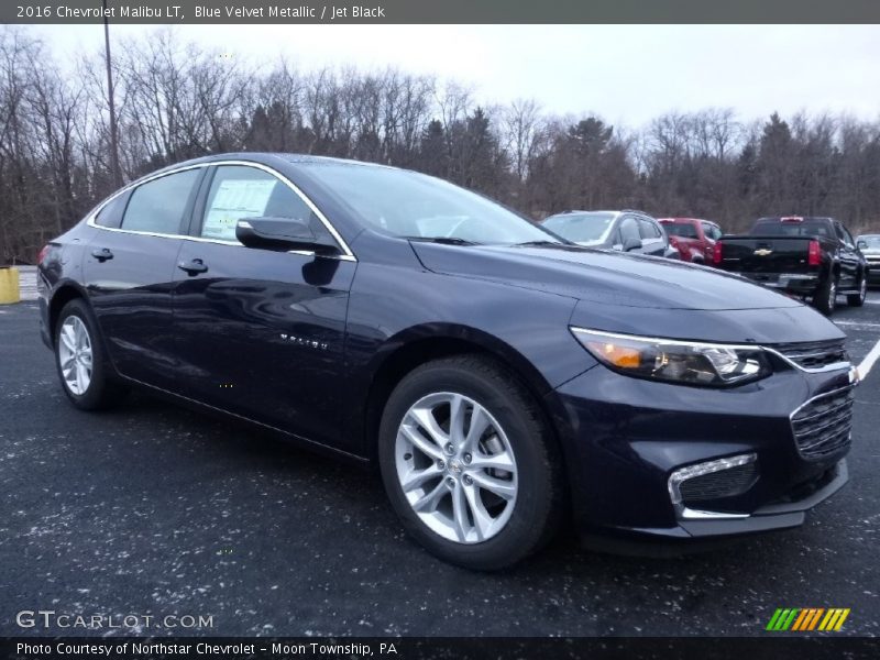 Blue Velvet Metallic / Jet Black 2016 Chevrolet Malibu LT