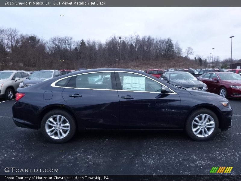 Blue Velvet Metallic / Jet Black 2016 Chevrolet Malibu LT